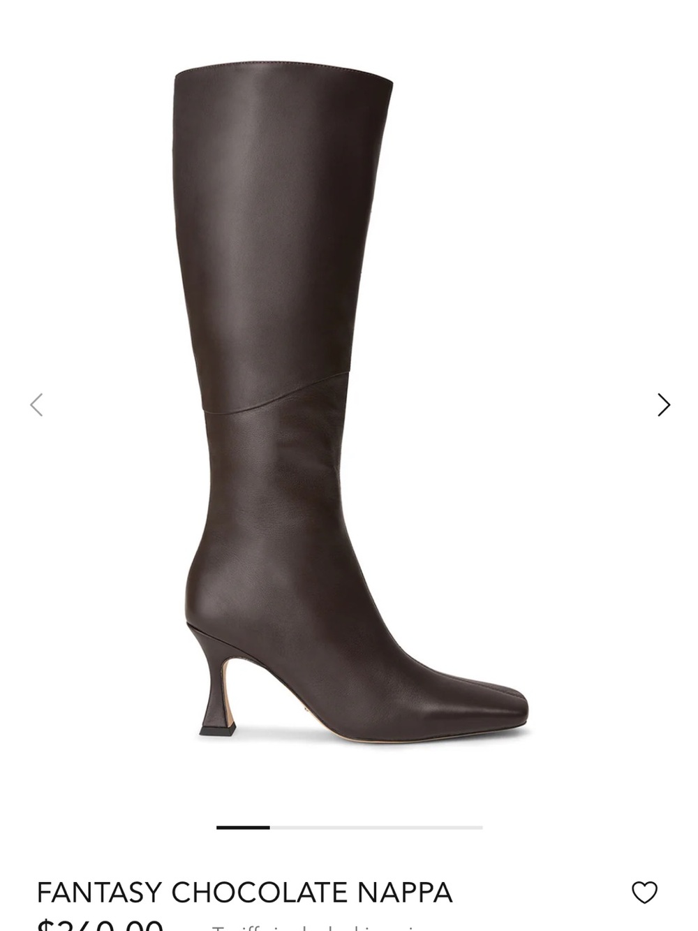 Tony Bianco Chocolate Brown Knee-High Heeled Boots